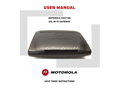 Motorola 2247-N8 Manual pdf manual